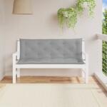 vidaXL Perne banca de gradina 2 buc. , gri, 150x50x7cm, tesatura oxford GartenMobel Dekor (315017)