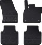 vidaXL Covor pentru masina 4 pcs Negru Cauciuc GartenMobel Dekor (42029085)