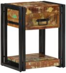 vidaXL Set 2 noptiere rustice din lemn masiv reciclat, 40 x 35 x 50 cm (4016691)