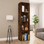 vidaXL Biblioteca/dulap TV stejar fumuriu 36x30x143 cm lemn prelucrat GartenMobel Dekor (815246) Biblioteca