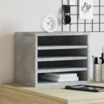 vidaXL Organizator birou, gri beton, 36x26x29, 5 cm lemn prelucrat GartenMobel Dekor (848048)
