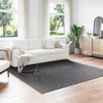 vidaXL Covor patrat antracit 240x240 cm, antiderapant, model valuri (42022670) Covor