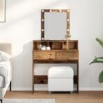 vidaXL Masa de toaleta Lemn Vechi 80 x 41 x 144.5 cm Lemn compozit GartenMobel Dekor (862300)