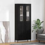 vidaXL Bufet Pe perete Stejar Negru 69, 5 x 34 x 180 cm Lemn compozit GartenMobel Dekor (3416261) Comoda