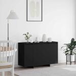 vidaXL Bufet Negru 120 x 41 x 75 cm Lemn compozit GartenMobel Dekor (3333897) Comoda