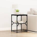 vidaXL Masa laterala Stejar negru 41 x 40 x 60 cm GartenMobel Dekor (868237)