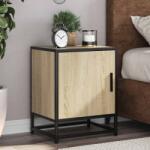 vidaXL Noptiera din stejar Sonoma 40x31x50 cm lemn prelucrat si metal GartenMobel Dekor (848711)
