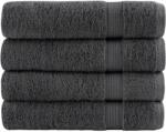 vidaXL Prosoape de baie SOLUND 4 buc. antracit 100x150 cm 600 gsm GartenMobel Dekor (137165) Prosop