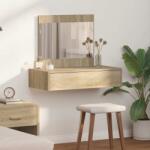 vidaXL Masa de Machiaj cu sertar Maro 83 x 40 x 70 cm Lemn compozit GartenMobel Dekor (865201)