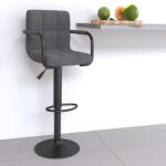 vidaXL Scaun de bar, gri deschis, material textil GartenMobel Dekor (334625)