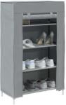 vidaXL Dulap pantofi gri 60, 5x30x97 cm tesatura netesa GartenMobel Dekor (4100621) Pantofar