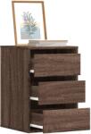 vidaXL Dulap colt cu sertare stejar maro 40x41x58 cm lemn prelucrat GartenMobel Dekor (852840) Comoda