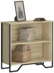 vidaXL Biblioteca, stejar sonoma, 80x31x74, 5 cm, lemn prelucrat GartenMobel Dekor (848620) Biblioteca