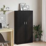 vidaXL Dulap pentru carti Stejar Negru 82, 5 x 30, 5 x 150 cm GartenMobel Dekor (3329275) Biblioteca