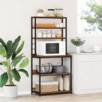 vidaXL Raft de bucatarie Lemn Vechi 80 x 40 x 168 cm Lemn compozit GartenMobel Dekor (883890) Biblioteca