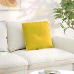 vidaXL Perna pentru spate Galben 50 x 45 cm Tesatura din corduroy GartenMobel Dekor (42014639)