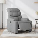 vidaXL Fotoliu rabatabil electric, gri deschis, textil GartenMobel Dekor (3206627)