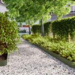 vidaXL Borduri de gazon 10 buc Verde olive Otel laminat la rece GartenMobel Dekor (860145)