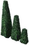 vidaXL Set arbusti ornamentali artificiali piramida pe tulpina, 3 buc. GartenMobel Dekor (41622)