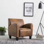 vidaXL Canapea fotoliu maro 70x69x72 cm piele ecologica întoarsa GartenMobel Dekor (248618)