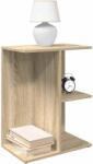 vidaXL Noptiere 2 buc Stejar Sonoma 46, 5x29x61 cm Lemn prelucrat GartenMobel Dekor (858655)