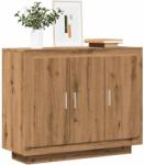 vidaXL Dulap, Stejar artizanal, 92x35x75 cm, lemn compozit GartenMobel Dekor (856865) Comoda