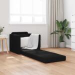 vidaXL Pat canapea Negru 74 x 77 x 81 cm tesatura GartenMobel Dekor (4106623) Canapea