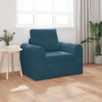vidaXL Pat canapea albastru 98 x 71 x 83 cm Catifea GartenMobel Dekor (4106665) Canapea