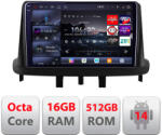 Edotec Navigatie Renault Megane 3 / Fluence 2010-2016 QLED 2K 16GB+512GB Android (KIT-145+EDT-E809-2K)