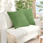 vidaXL Perne pentru canapea 2 pcs Lysegrønn 80 x 80 cm GartenMobel Dekor (42014060)