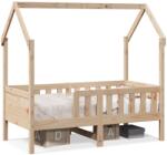 vidaXL Cadru pat tip casa pentru copii, 70x140 cm, lemn masiv de pin GartenMobel Dekor (850713)