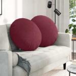 vidaXL Perne de Sezut 2 pcs Rosu Vin Ø80 x 29 cm tesatura GartenMobel Dekor (42014234)