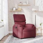 vidaXL Fotoliu rabatabil, rosu vin, material textil GartenMobel Dekor (373413)