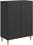 vidaXL Bufet Negru 66 x 34, 5 x 90 cm Lemn prelucrat GartenMobel Dekor (894586) Comoda