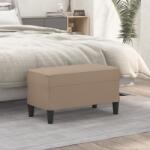 vidaXL Banca, cappuccino, 70x35x41 cm, piele ecologica GartenMobel Dekor (349396)