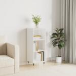 vidaXL Servanta, alb extralucios, 34, 5x32, 5x90 cm, lemn compozit GartenMobel Dekor (828710) Comoda