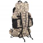 vidaXL Rucsac de drumetie, camuflaj maro camel, 80 L, tesatura oxford GartenMobel Dekor (4009971) Rucsac tura