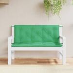 vidaXL Perne banca de gradina 2buc. , verde, 120x50x7cm, tesatura oxford GartenMobel Dekor (361683)