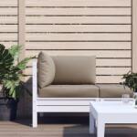 vidaXL Perne pentru canapea din paleti, 3 buc. , gri taupe, tesatura GartenMobel Dekor (315072)