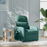 vidaXL Fotoliu rabatabil, verde închis, material textil GartenMobel Dekor (4015528)