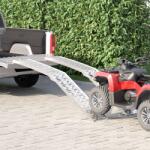 vidaXL Rampa de Incarcare 2 pcs Argintiu 222 x 29 x 14 cm Aluminiu GartenMobel Dekor (42021086)