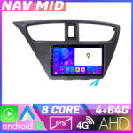 Edotec Navigatie Android Honda Civic 2012-2016, 4GB RAM, 64GB, CarPlay (NAV2-9-4+64+ctsho006.2+ctmultilead.2+cab|K-civic)