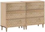 vidaXL Dulapuri laterale, 2 buc. , 60x33x75 cm, lemn masiv de mango GartenMobel Dekor (3206307) Comoda