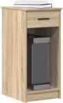 vidaXL Suport turn pentru computer cu sertar Stejar Sonoma 35x45x77 cm GartenMobel Dekor (858742)