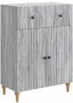 vidaXL Bufet cu sertar Sonoma gri 66 x 34, 5 x 90 cm Lemn prelucrat GartenMobel Dekor (894181) Comoda