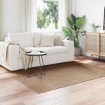 vidaXL Covor patrat maro 120x120 cm, antiderapant, pentru interior (42022541) Covor