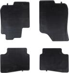vidaXL Covor pentru masina 4 pcs Negru Cauciuc GartenMobel Dekor (42029146)
