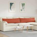 vidaXL Perne pentru canapea 2 pcs Rosu portocalie 145 x 40 cm GartenMobel Dekor (42013867)