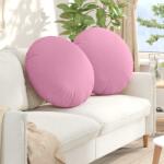 vidaXL Perne de Sezut 2 pcs Roz Ø60 x 21 cm tesatura GartenMobel Dekor (42014209)