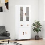 vidaXL Dulap înalt, alb, 69, 5x34x180 cm, lemn compozit GartenMobel Dekor (3198505) Comoda